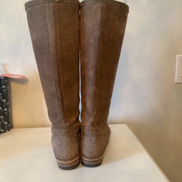 BOEMOS Grey Soft Leather Boots - EUC - Picture 4 of 12